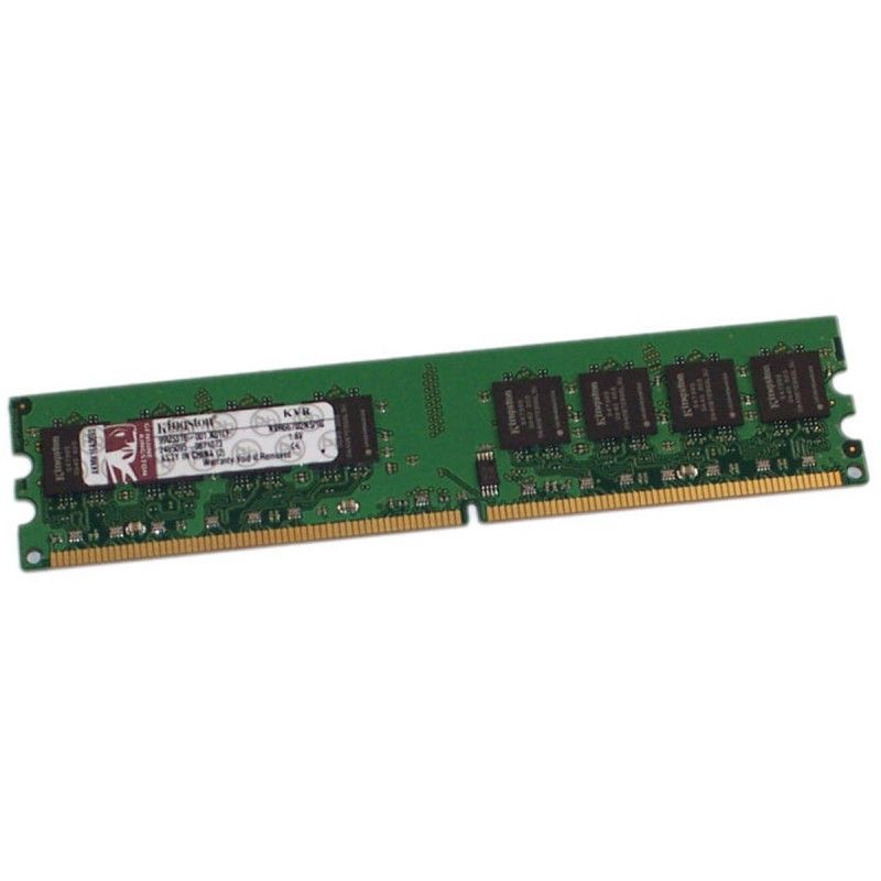 Barrette mémoire Kingston 1 Go DDR2 PC2-5300U (KVR667D2N5/1G)