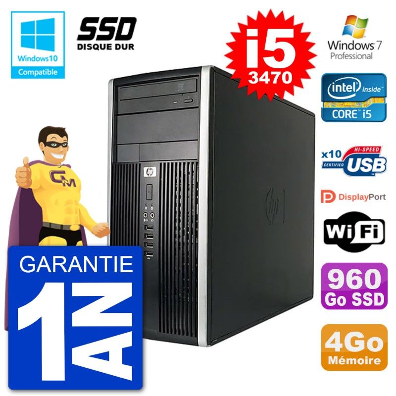 Ordinateur de bureau HP Compaq Pro 6300 MT