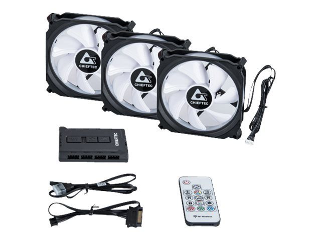 Chieftec CF-3012 RGB - System Cabinet Fan Kit - 120mm