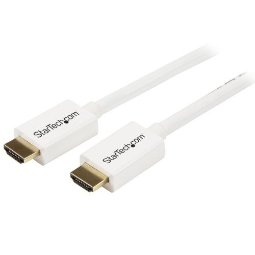 Cable HDMI de alta velocidad StarTech.com Ultra HD 4K - 5 m CL3 para instalación mural - M/M - Blanco