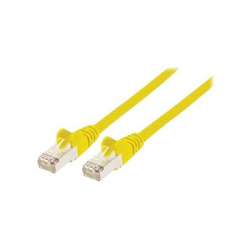 IC Intracom Network Patch Cable, 5m, Yellow, Cat7/Cat6A