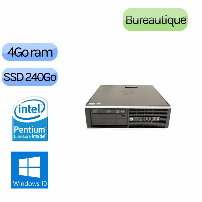 PC de escritorio HP compacto - 4 GB de RAM, 240 GB SSD, Windows 10