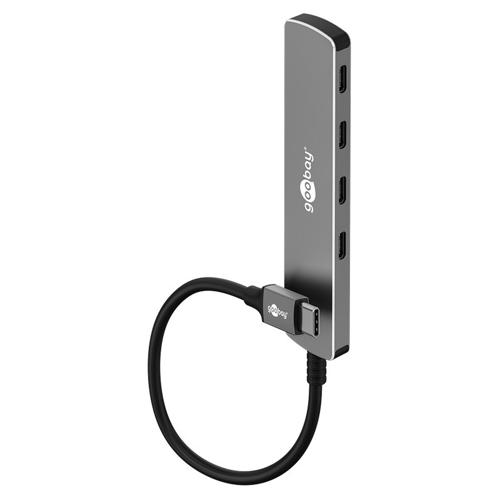 Hub Goobay Slim (4 puertos USB-C 3.0)