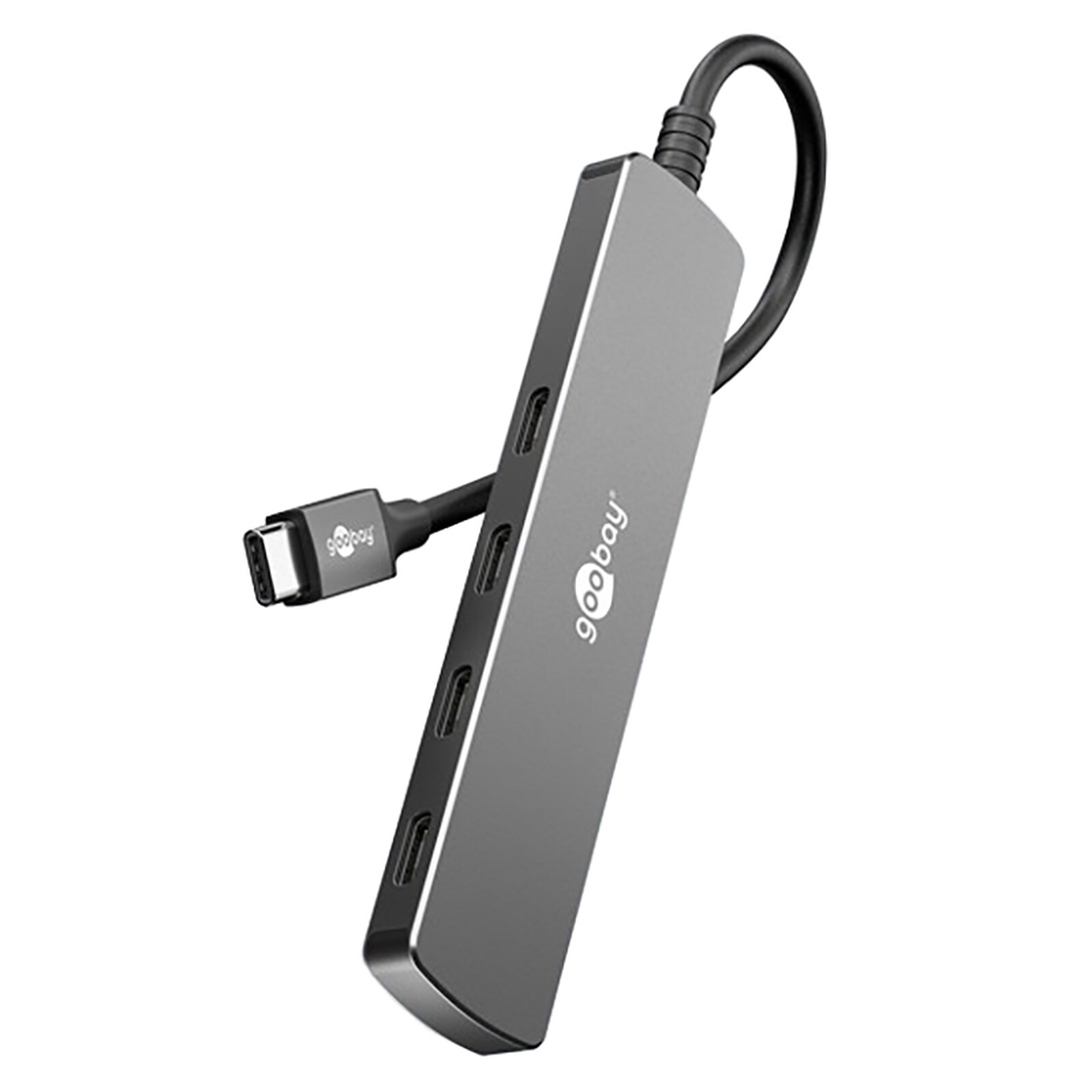 Hub Goobay Slim (4 puertos USB-C 3.0)