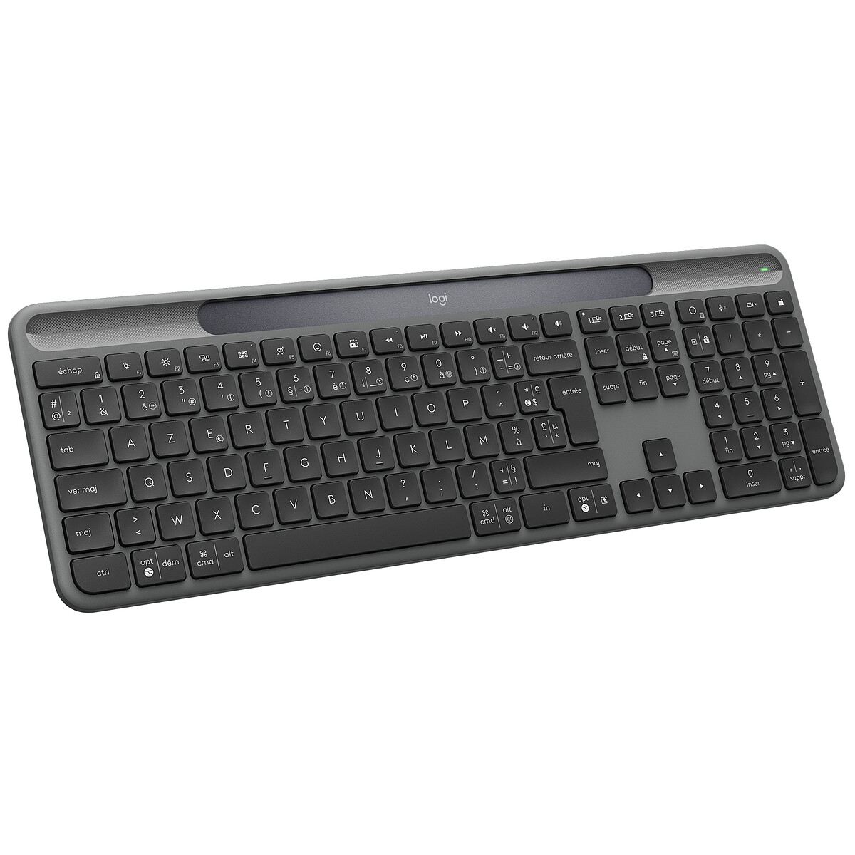 Teclado Logitech Signature Slim Solar+ K980 (Gris grafito)