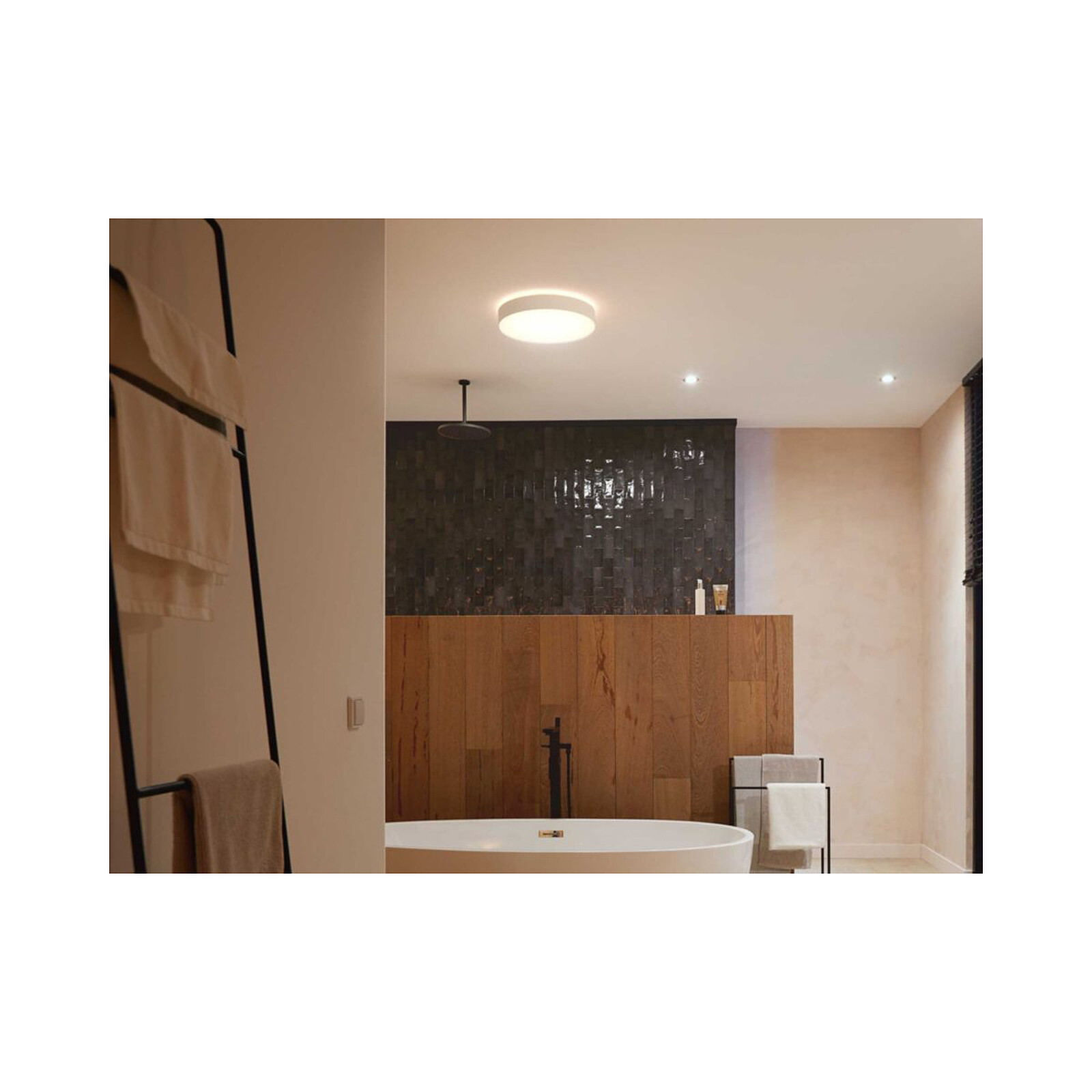 Philips Hue White ambiance Connected ceiling light DEVERE L - White