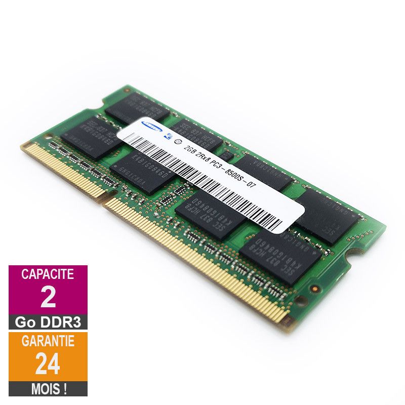 Samsung 2GB DDR3 SO-DIMM Memory (M471B5673EH1-CF8) - 1066MHz, 2Rx8