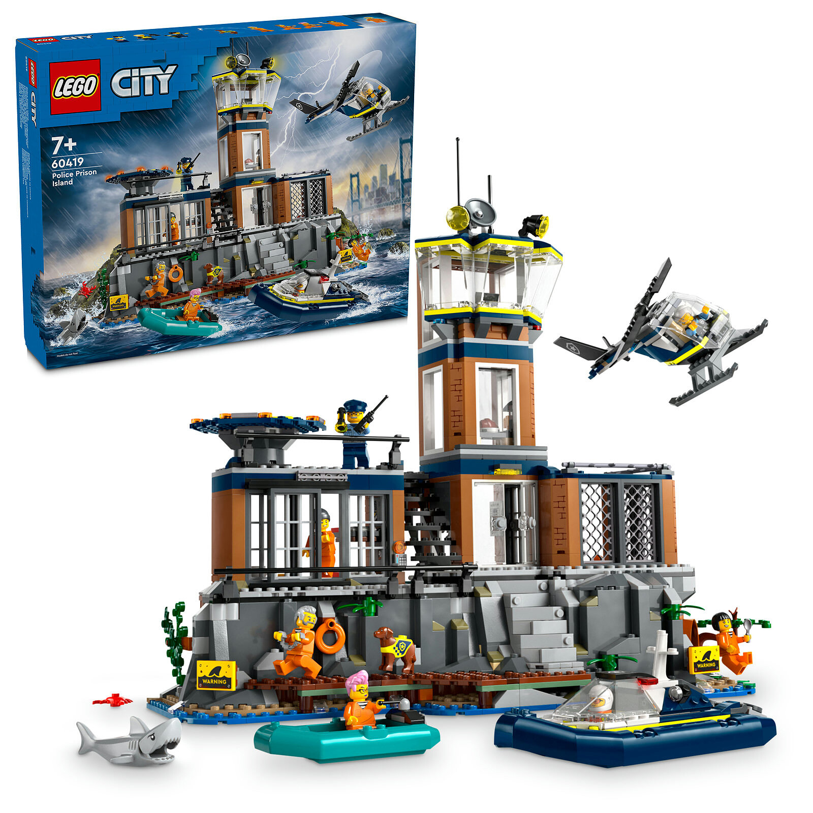 LEGO City 60419 The Police Prison on the High Seas