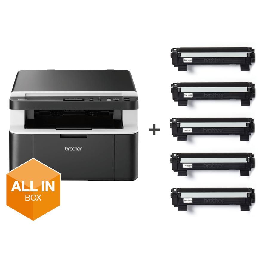 Brother DCP-1612WVB Laser Multi-Function Printer (A4, 2400 x 600 DPI, 20 ppm, Wi-Fi)