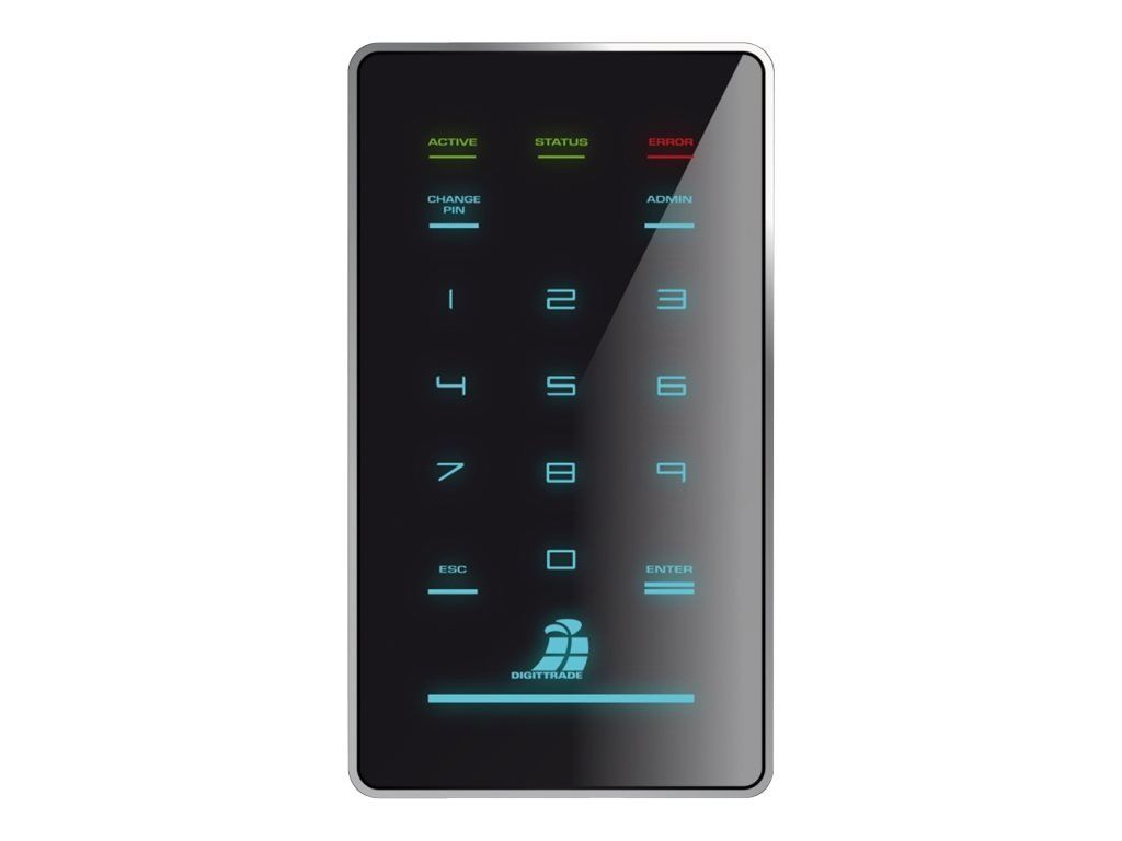 Disco duro externo DIGITTRADE HS256 S3 de alta seguridad de 2 TB