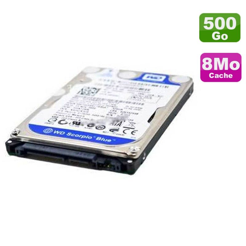 Disque dur interne Western Digital Scorpio Blue 500 Go SATA 2,5"