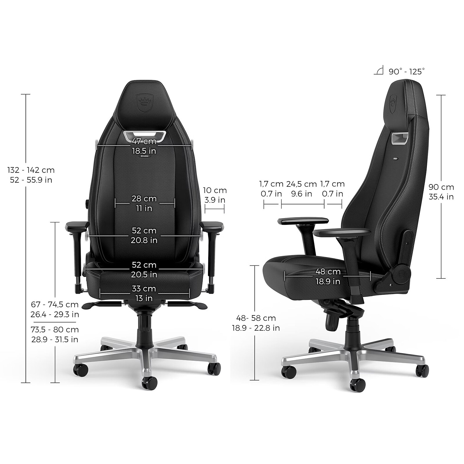 Noblechairs LEGEND (Silver Edition)