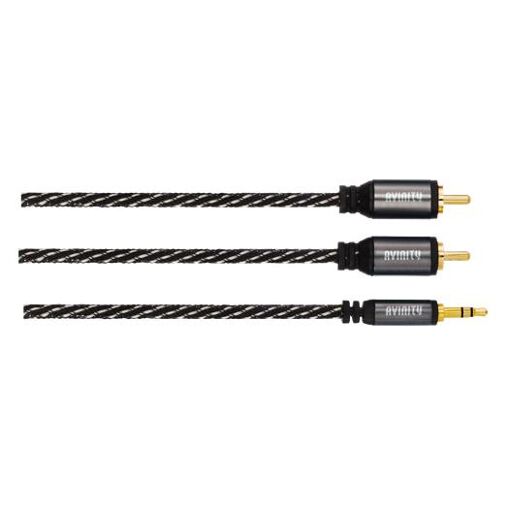 Cable de audio Avinity de 1,5 metros, 2x RCA a conector de 3,5 mm