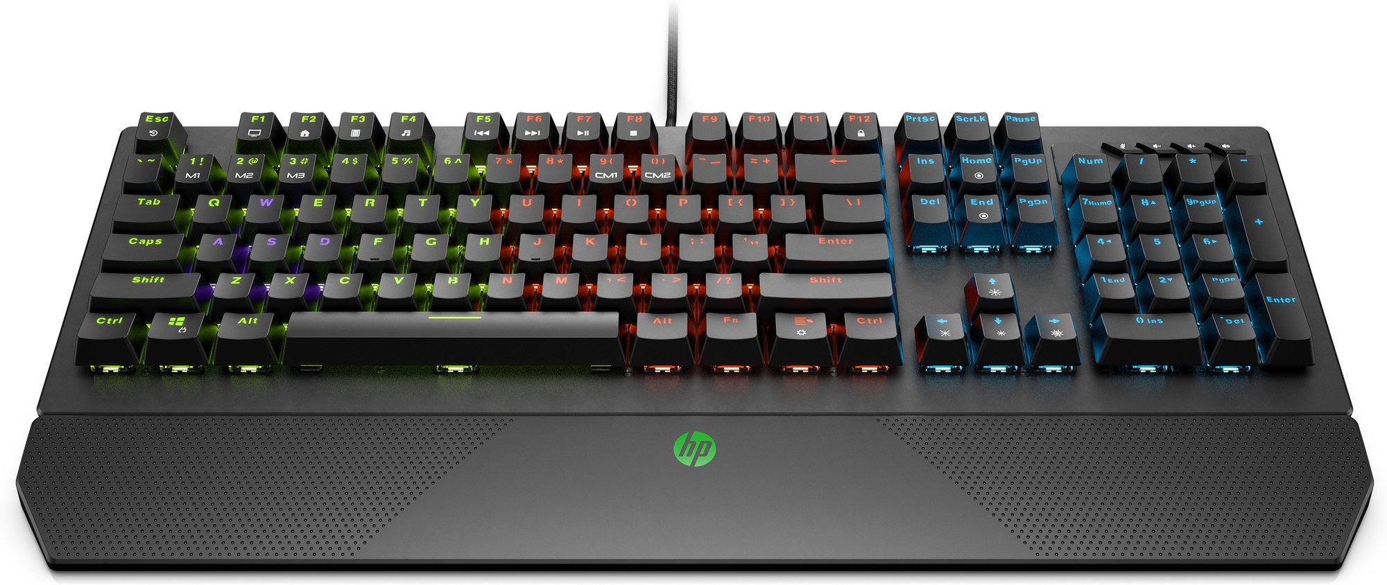 HP Pavilion Gaming 800 Keyboard - Red Switch - USB - English - for Pavilion 24, 27, 32, 590, 595, TP01