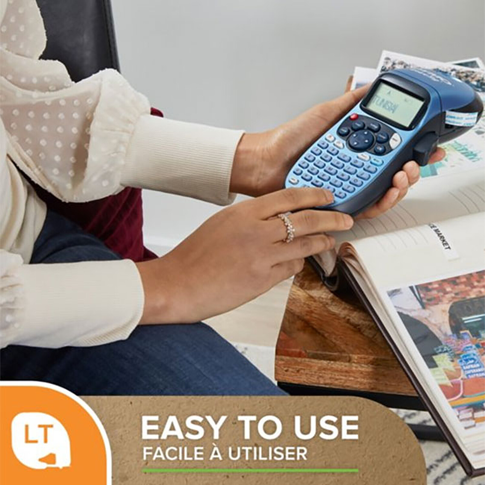 DYMO LetraTag LT-100H Black 