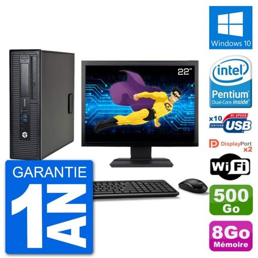 HP EliteDesk 800 G1 - 22-inch PC
