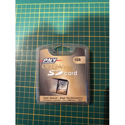 PNY Optima High Speed 1GB SD Card (60x)