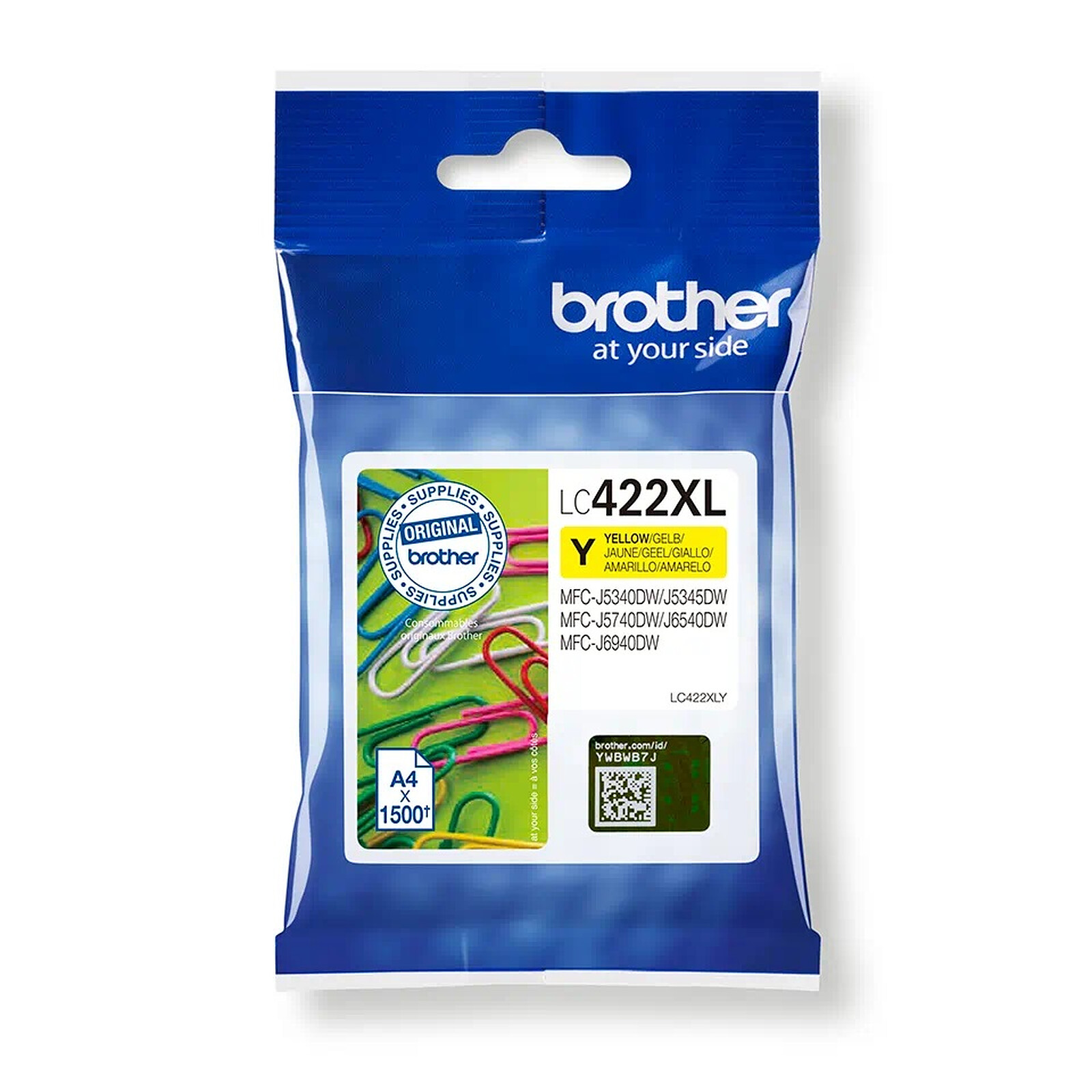 Brother LC422XLY Yellow Ink Cartridge