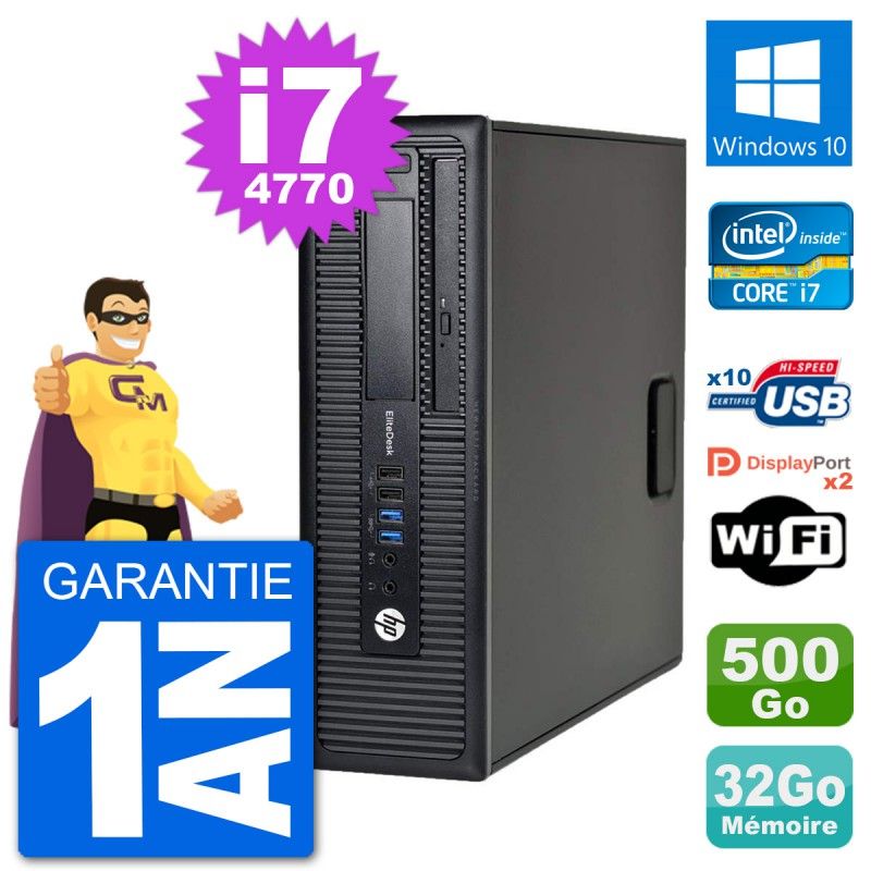 Ordinateur de bureau HP EliteDesk 800 G1
