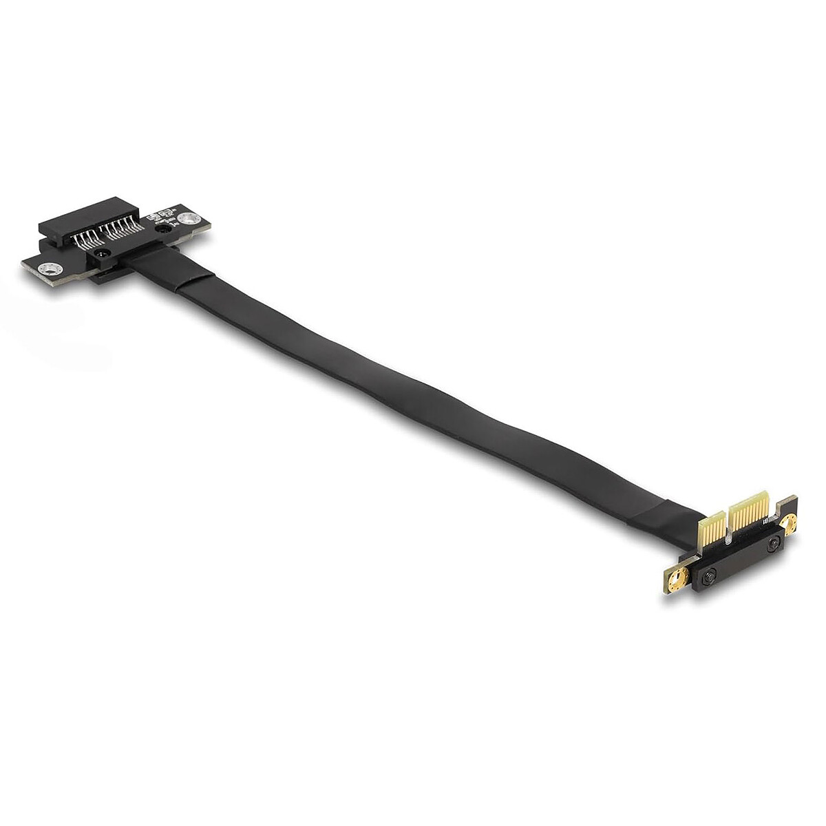 DeLock Riser Card PCIe x1 port courbé à 90° avec câble 30 cm