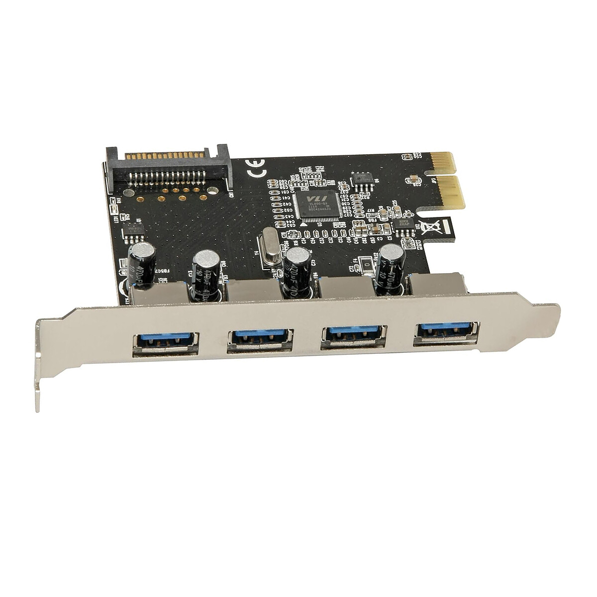 DeLock Carte Contrôleur PCI Express vers 4 ports USB 3.0