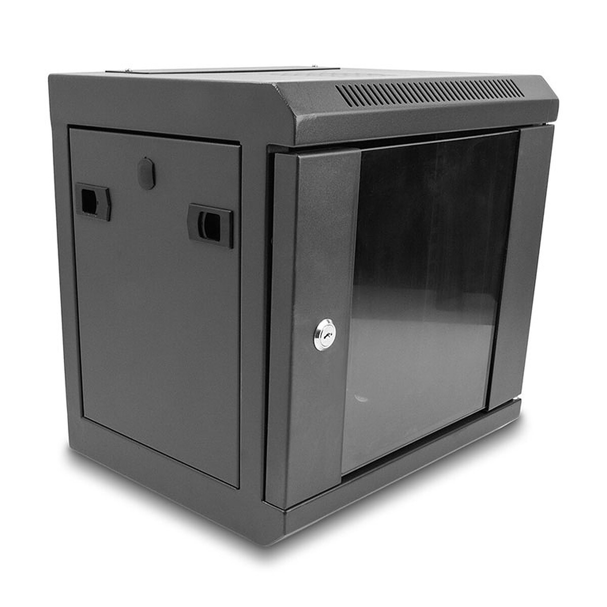 DeLock Armoire réseau 10" avec porte vitrée 6U Noire