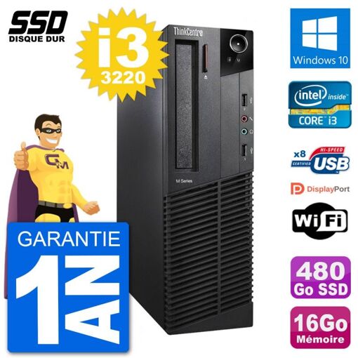 Lenovo ThinkCentre M92p SFF Desktop Computer