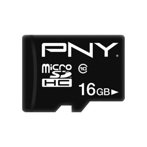 PNY Performance Plus 16GB Micro SDHC Memory Card - Class 10