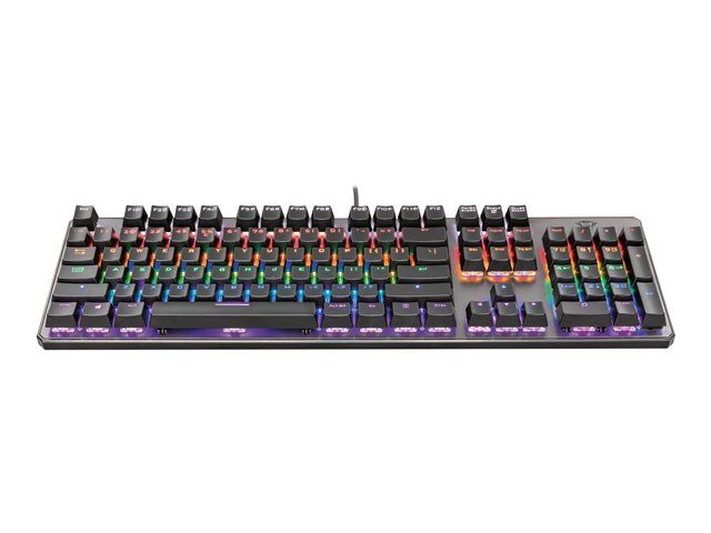 Trust GXT 865 Asta Keyboard - Retro-Lit - USB - QWERTY