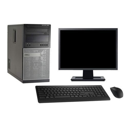 Dell Optiplex 7020 Desktop PC - 27" Screen, Intel i3-4130, 4GB RAM, 500GB HDD, Windows 10, WiFi