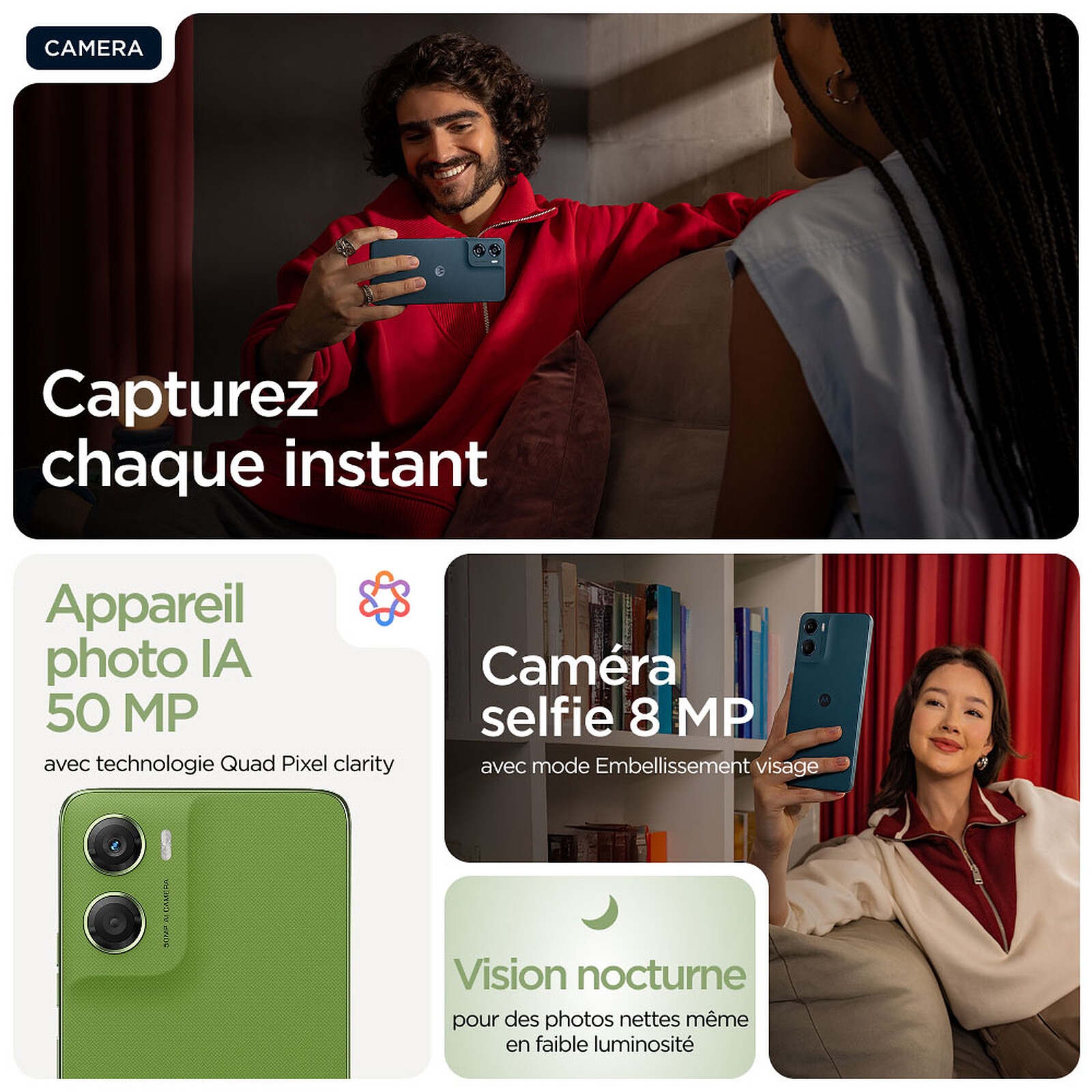 Motorola Moto G06 (4GB/64GB, Green)
