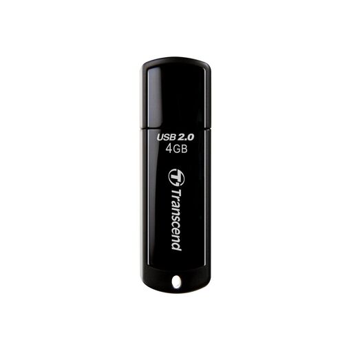 Transcend JetFlash 350 - USB Flash Drive - 4GB - USB 2.0 - Black