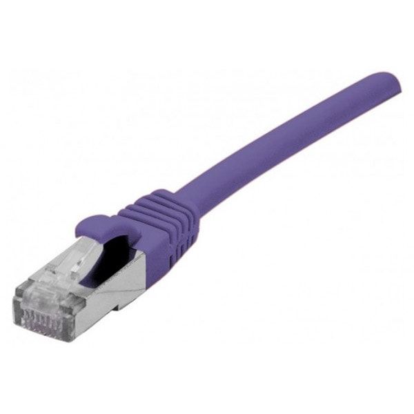 Exertis Connect CAT 6a SFTP Cable, 2m, RJ-45 (M) to RJ-45 (M), Purple