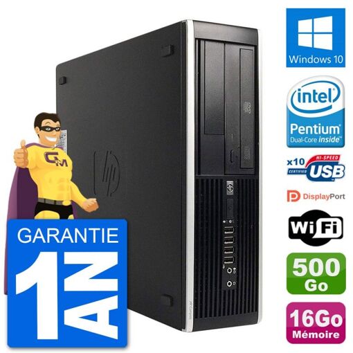 HP 8300 Elite SFF PC - Intel G630, 16GB RAM, 500GB HDD, Windows 10, WiFi