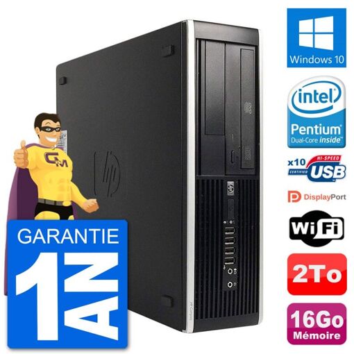 HP 8300 Elite SFF PC - Intel G630, 16GB RAM, 2TB HDD, Windows 10, WiFi