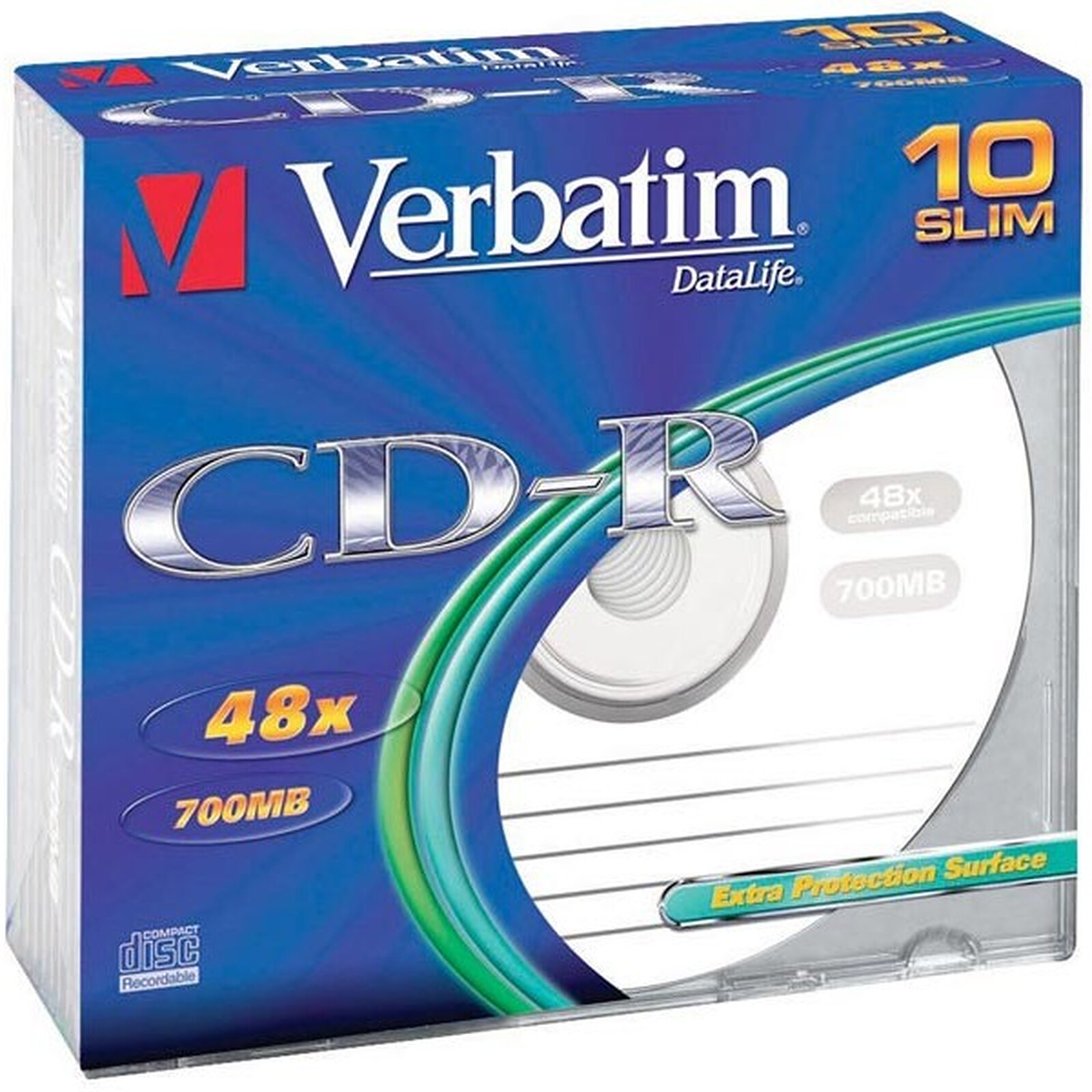 Verbatim CD-R 700 MB 52x (slim box of 10)