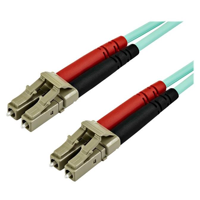 Câble optique en fibre multimode StarTech de 15 m LC/UPC à LC/UPC OM3