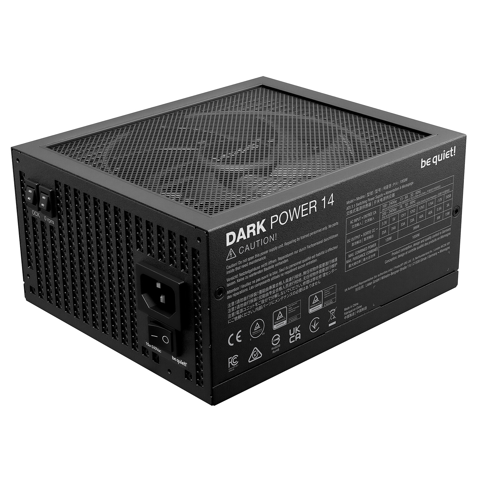 be quiet! Dark Power 14 1000W Cybenetics Titanium