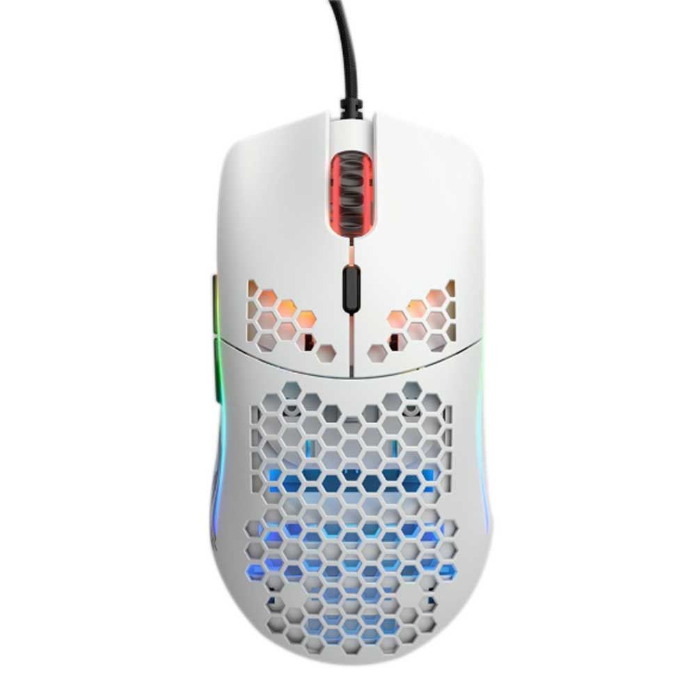 Ratón de juego Glorious Pc Gaming Race Model O - Blanco
