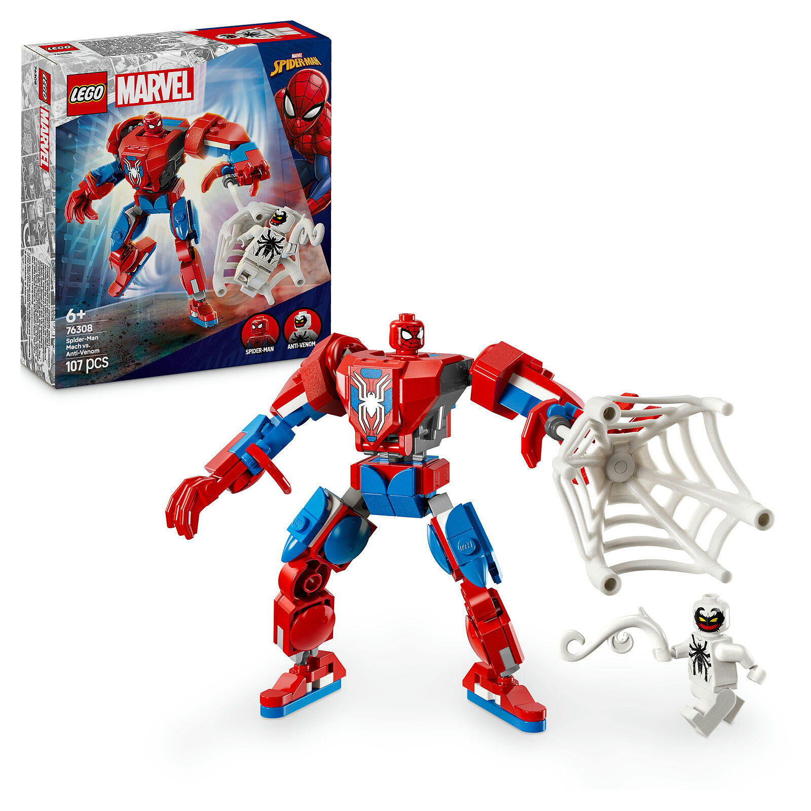 LEGO Marvel 76308 Spider-Man's Robot vs Anti-Venom