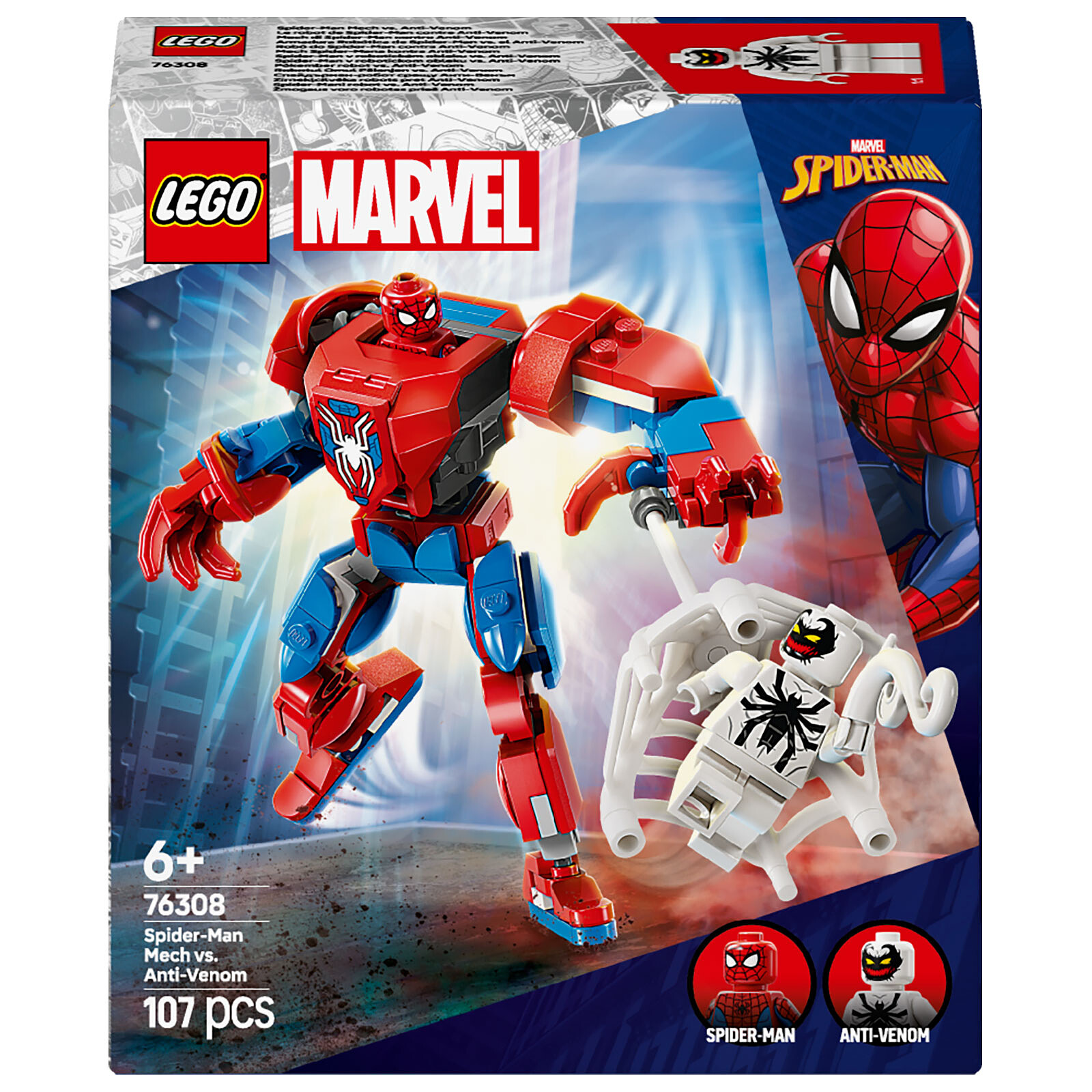 LEGO Marvel 76308 Spider-Man's Robot vs Anti-Venom