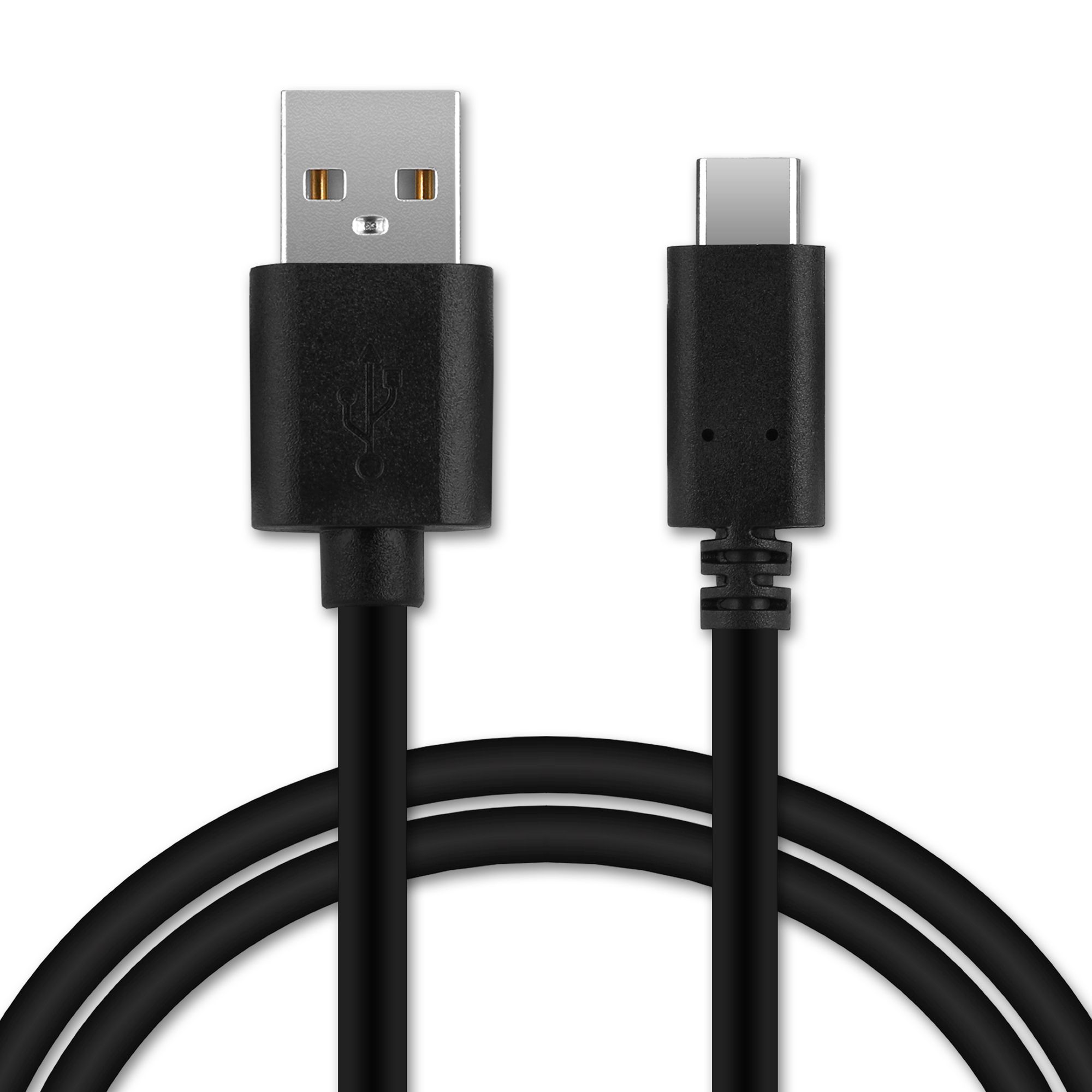 Subtel Data Cable for Samsung Galaxy S10/S10 Plus, S9, S8/S8 Plus, Note 9/Note 8 and More - 1m, 3A USB Cable, Black