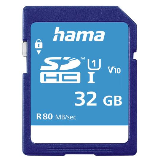 Hama 32GB SDHC UHS-I Class 10 Memory Card