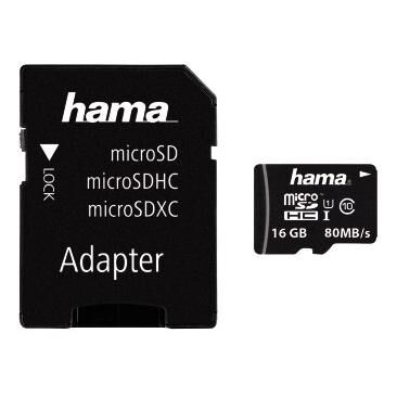 Hama 16GB UHS-I Class 10 microSDHC Card