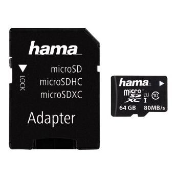 Hama MicroSDXC 64GB UHS-I Class 10
