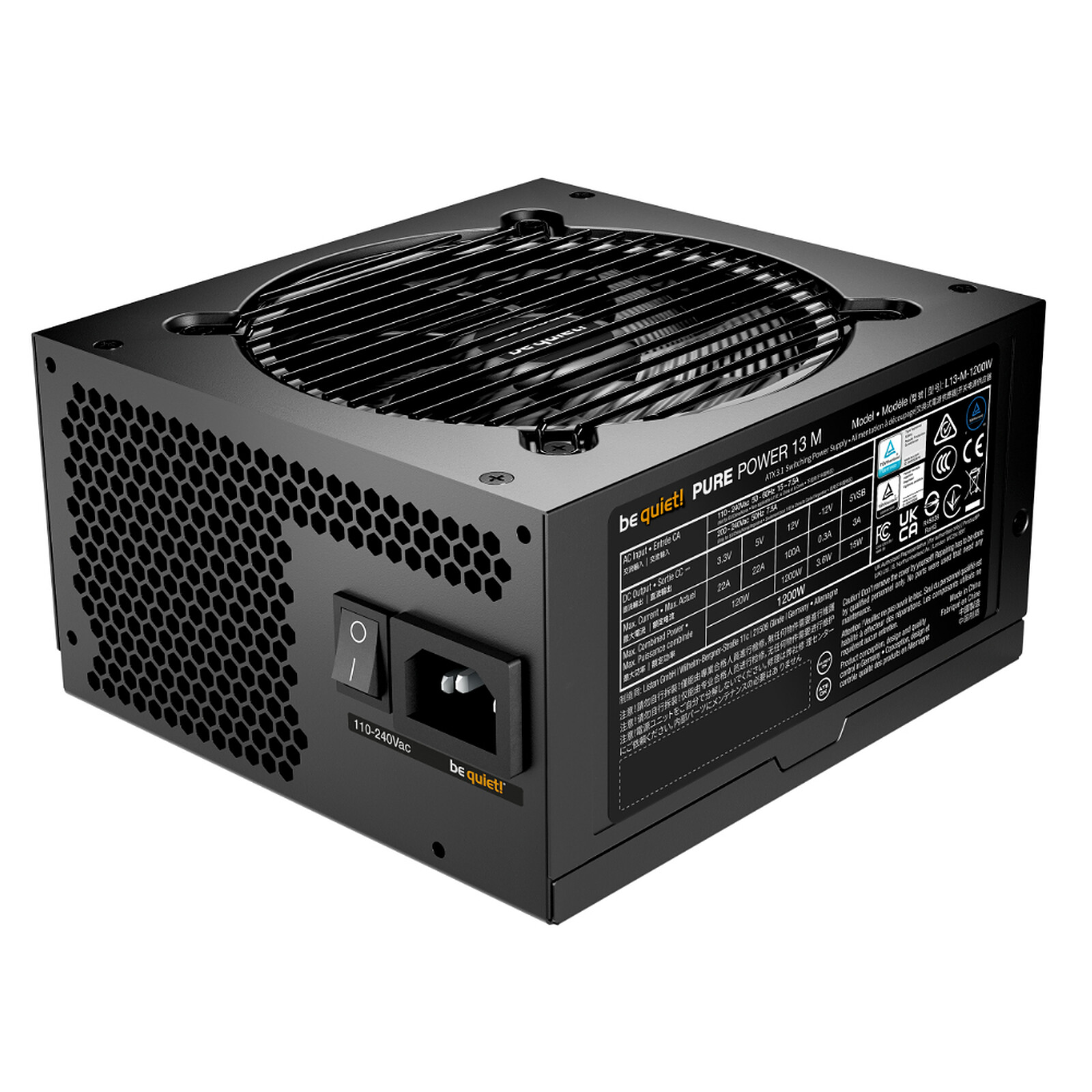be quiet! Pure Power 13M 1200W 80PLUS Gold PSU