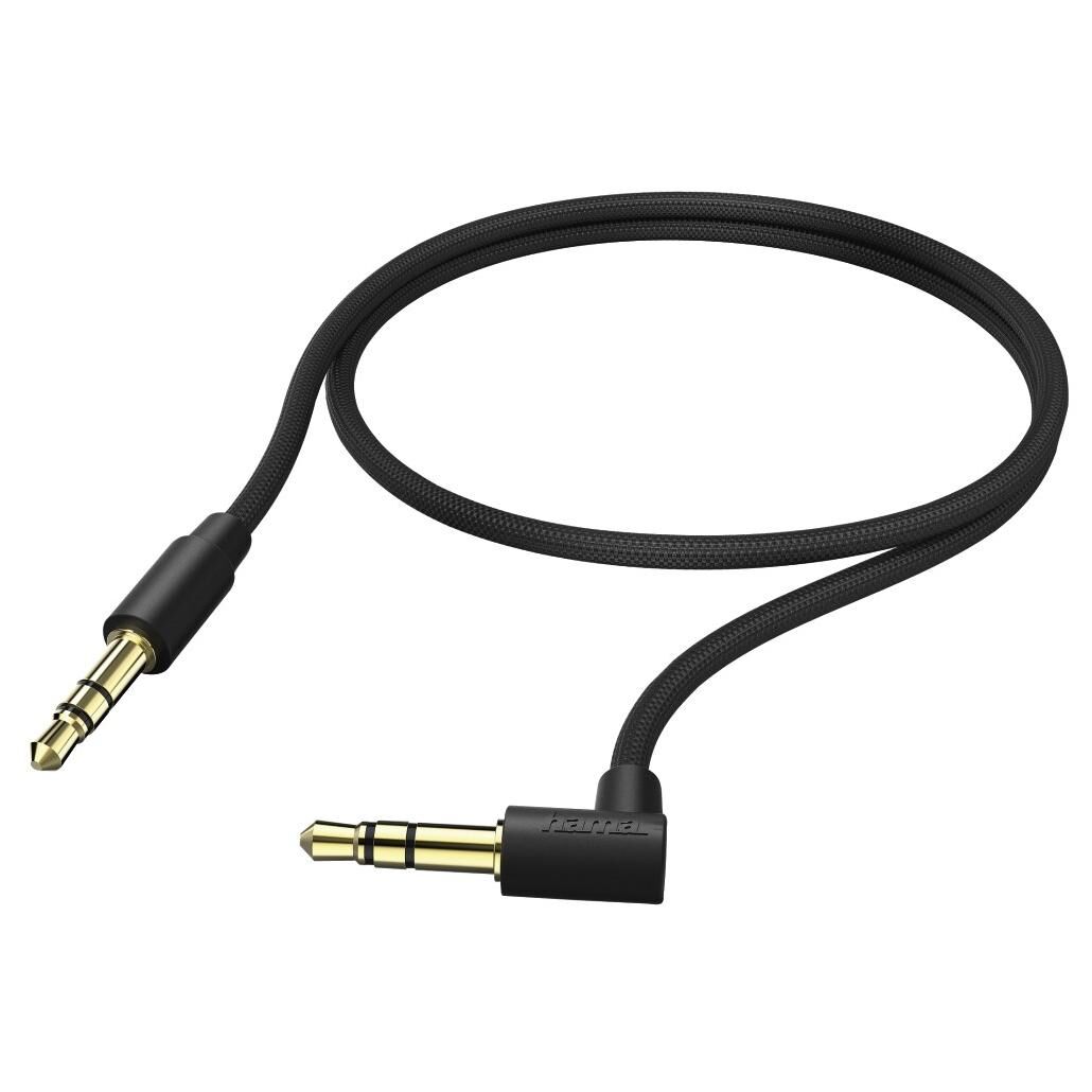Hama 3.5mm Audio Cable, 0.5m (Black)