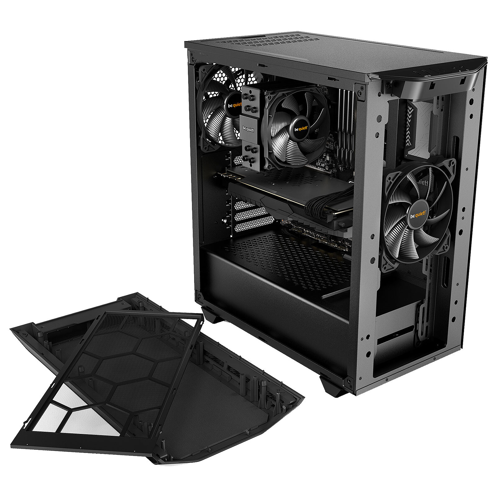 be quiet! Pure Base 500 Window (Black)
