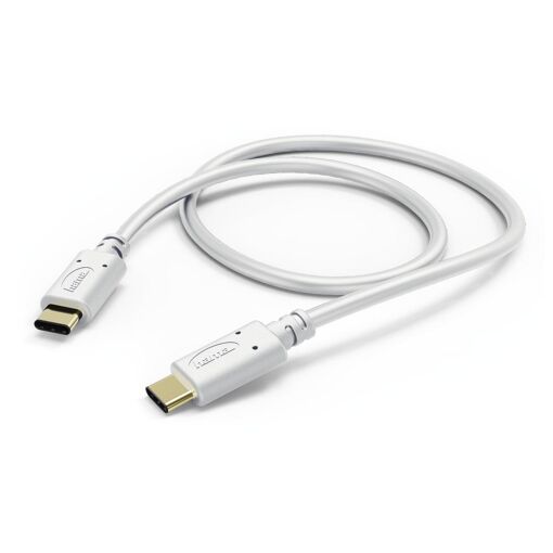 Cable USB Hama - 1,5 m, USB C a USB C, 0,48 Gbit/s, Blanco