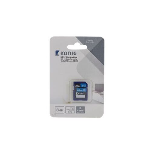 König 8GB SDHC UHS-I Memory Card - Black